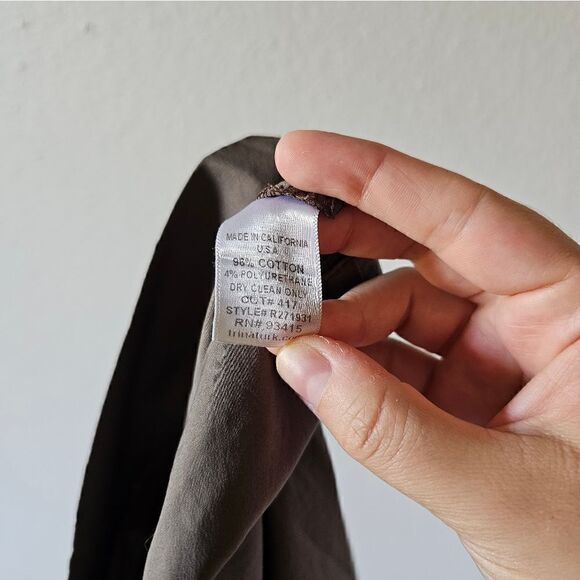 Trina Turk Army Green Mini Dress Size 4 - Picture 5 of 7